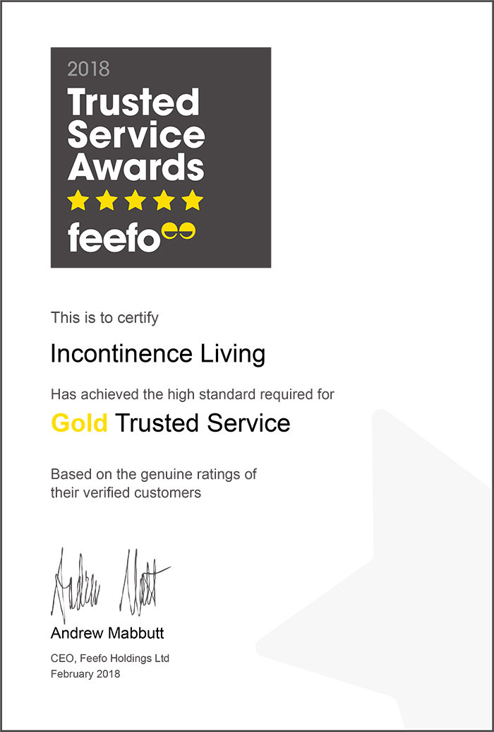 Feefo gold trusted certificate