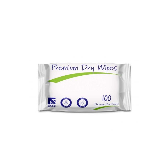 Patient Care Dry Wipes Large 1 x Pack 100 Incontinence Living