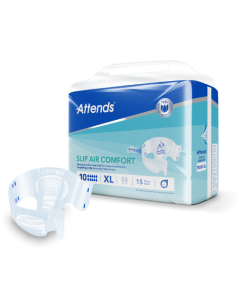 Attends Slip Air Comfort 10 (3500ml) - Extra Large - Pack 15