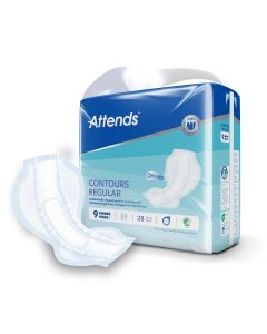 Attends Contours Regular 9 - CASE 4 x Packs 28 (112 Pads) 