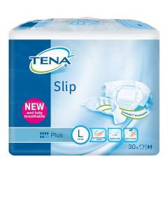 Tena Slip Plus - Large (100-150cm/40-60&quot;) Pack 30