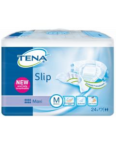 Tena Slip Maxi - Medium (70-110cm Hip) CASE 3 x PACKS 24 (72 Slips)