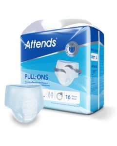 Attends Pull-Ons 8 - Large - CASE 4 Packs 16