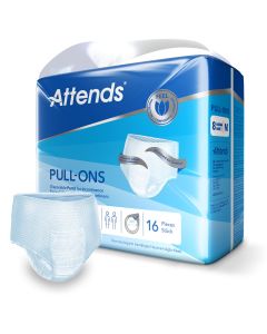 Attends Pull-Ons 8 - Medium - CASE 4 x Packs 16