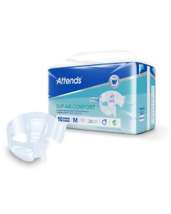 Attends Slip Air Comfort 10 (3100ml) - Medium - Pack 26