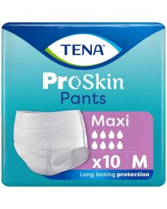 TENA Proskin Pants Maxi - Size Medium - Pack of 10