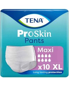 TENA Proskin Pants Maxi - Size Extra Large - Pack of 10