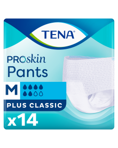 TENA Pants Plus Classic - Medium (80-110cm/32-42&quot;) Pack 14
