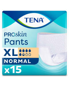TENA Pants Normal (X-Large 120-160cm/46-62&quot;) 6 x 15 Pack (90 Pants)